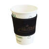 Dacasso Black Suede Leather Coffee Sleeve AG-9201